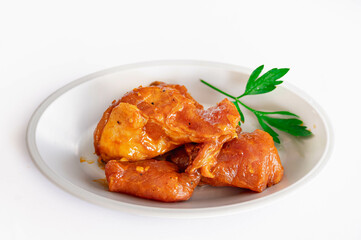 味付け豚角切り肉