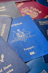 Passports of citizens of different countries of the world