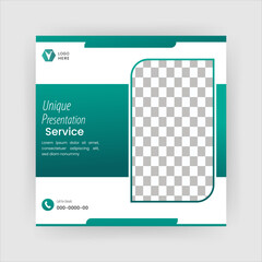 Best  Business, social media post banner template.