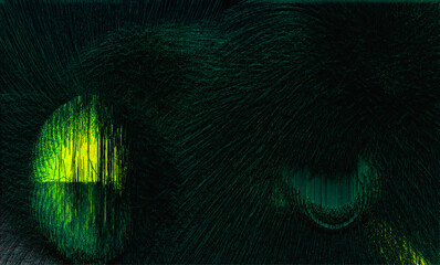 Obraz premium The dark sci-fi background, wallpaper, banner for advertising