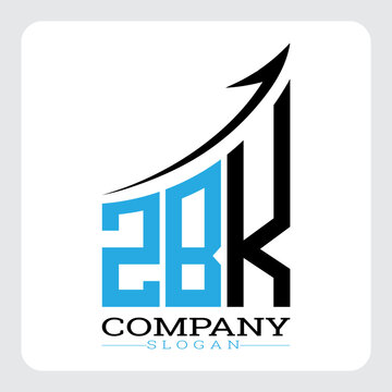 ZBK Company Logo Design Growth vector, ZBK Upward Arrow Business Success Logo vector, ZBK Corporate Branding Logo , ZBK logo design, ZBK simple and modern logo, ZBK business finance logo design, etc.
