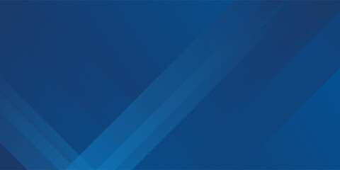 Obraz premium Blue background with abstract box rectangle geometric shapes modern element for banner, presentation design and flyer