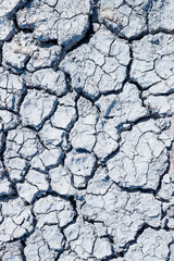 dry earth texture with cracks under global warming