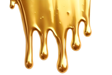 melted chocolate dripping on white