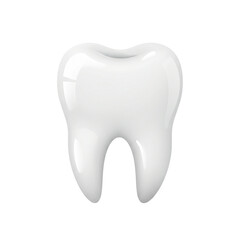 White tooth &ndash; dental care.