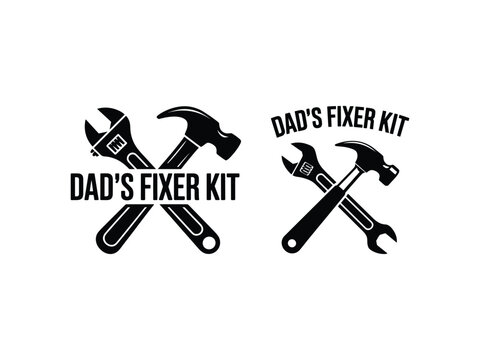 Dads fixer kit wrench hammer tools father day gift