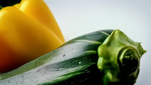 Fresh colorful vegetable medley perfect for healthy cooking recipe visuals