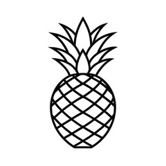 Fototapeta premium illustration of pineapple