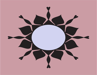 flourish border, outline design, intricate design frame, oval design frame, color frame, wrap frame, wrapping, text wrapping, text frame, frame, floral framing, floral border, spring frame, summer	