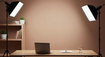 Contemporary Minimalist Studio for Content Creator Workflow