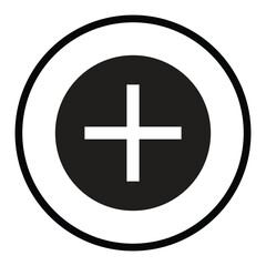 plus icon button