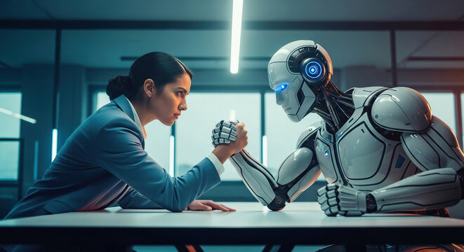 A businesswoman fighting for her future.