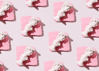 Summer holidays, trip to Europe, creative pop art wallpaper