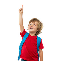 boy showing thumbs up