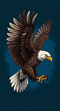 Ilustra&ccedil;&atilde;o Estilizada de &Aacute;guia &ndash; Arte por IA

Uso: Designs para tatuagem, logotipos esportivos, produtos de aventura