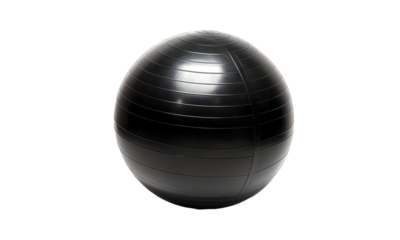 over ball, exercise ball isolated on transparent or white background