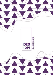 Purple geometric abstract background with triangle pattern.