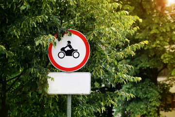 Prohibited driving for motorcyclists