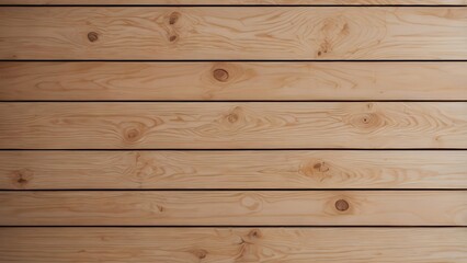 Naklejka premium Light brown horizontal wooden planks texture