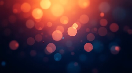 Abstract bokeh background with warm and cool tones blending seamlessly