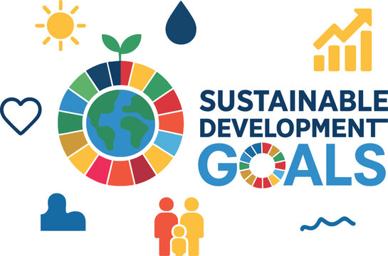 Illustration of sustainable development goals SDG icon