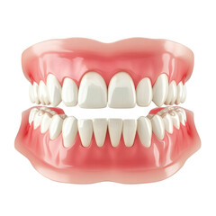 Model Of Human Ideal Tooth isolated on a transparent background