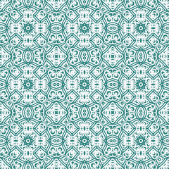 Teal Swirl Pattern Seamless design
