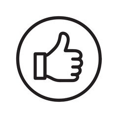 Thumbs Up Gesture Icon