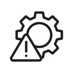Error Alert on Settings Cogwheel