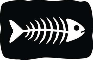 vector illustration of a skeleton