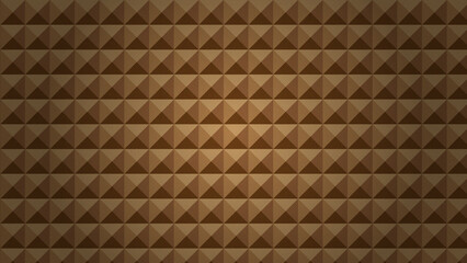 Brown 3D texture abstract background with seamless pattern for wallpaper or surface design