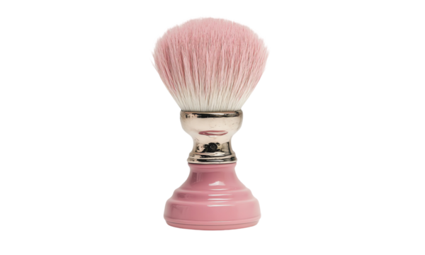 shaving brush  isolated on transparent or white background, clipping path ,png 