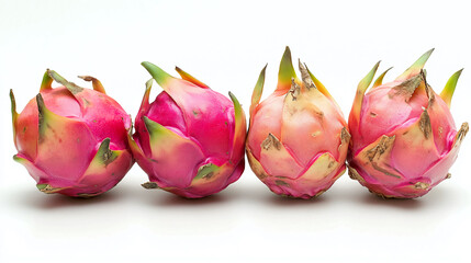 dragon fruit isolated on white background