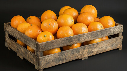 oranges in box