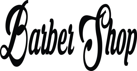 Barber shop sign promoting grooming services for men