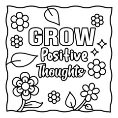 Inspirational, Simple Large Print Motivational Quotes, Hand Drawing, Holiday Coloring Fun, hand-drawn, Bold Easy Coloring, Stress Relief, Self Love, inspirational quotes, Positive Affirmation
