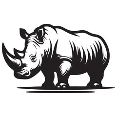 rhino vector illustration