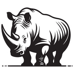 rhino vector illustration
