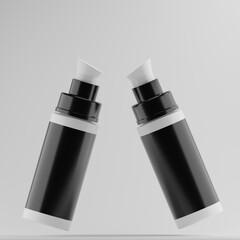 Airless Pump Bottle Mockup