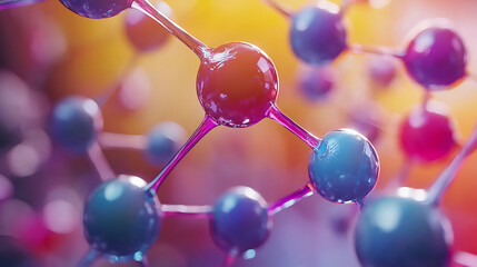 explore the Intricate Structure of DNA Molecules in High-Resolution 3D Rendering – A Visual Insight into Genetics, Biology, and Molecular Science
