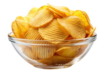 potato chips in a bowl