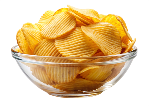 potato chips in a bowl