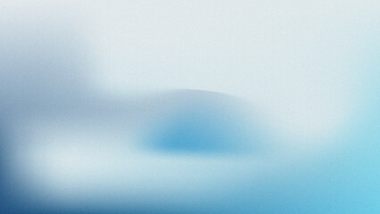 Blue and White Pastel Gradient Background with Smooth Light Grainy Abstract Background.