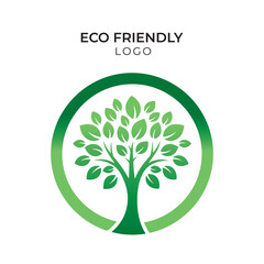 Obraz premium Eco-Friendly Tree Logo