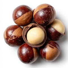 Obraz premium Nut-Filled Healthy Snack: Organic, Natural, and Flavorful Protein-Rich Nutritional Study Treat for a Tasty Vegan Energy Boost