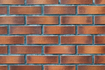 Close-Up Red Brick Wall Texture Background