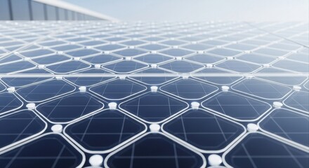 Solar Panel Energy Abstract Background