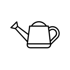 Obraz premium Simple watering can icon in minimalist design style 