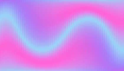Abstract background with a soft, flowing holographic gradient in vibrant shades of pink, blue, and...