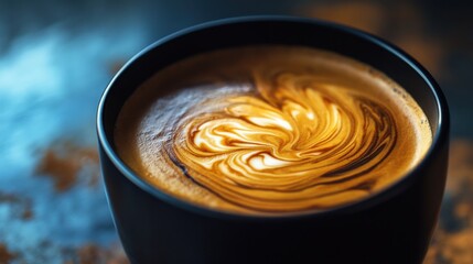 Protein Powder Stirred into Black Coffee